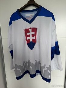 Hokejový dres Slovensko Biely