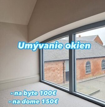Umývanie okien - Bratislava