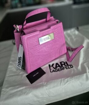 Crossbody kabelka ružová Karl Lagerfeld