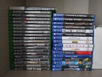 Predám hry na playstation a xbox