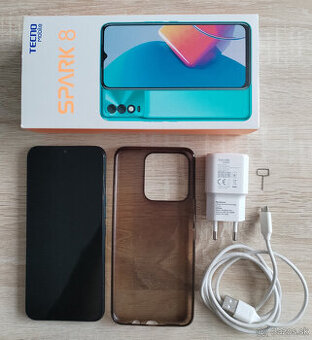 TECNO SPARK 8 4+3GB64GB ATLANTIC BLUE
