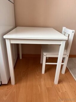 Detský stolík + stolička IKEA