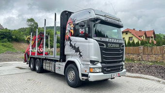 SCANIA R520 V8 6x4 Lesovůz LESOVOZ