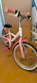 BTWIN 16-palcový dievčenský bicykel pre deti