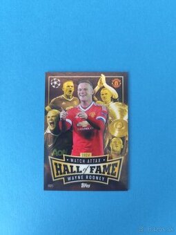 HALL off FAME Wayne Rooney Topps Match Attax 2024/25 HOF1