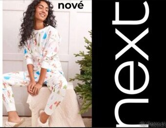 NOVÉ ///// NEXT luxusné pyžamo + papuče set.