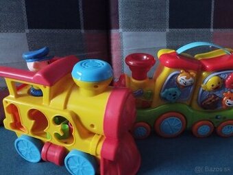 Zvukové hračky - vláčiky