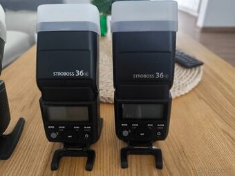 Blesk stroboss36 2x+odpalovač navigator