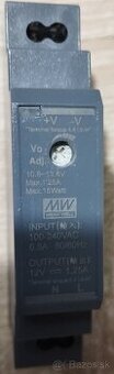 12V zdroj Mean Well HDR-15-12 na DIN lištu 1.25 A