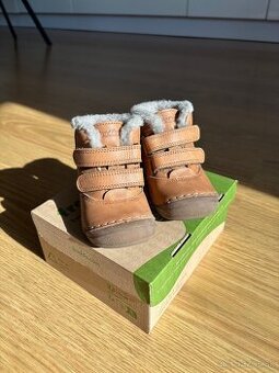 Froddo zimné detské topánky Paix up winter - Dark Brown