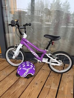 Woom 2 Fialový 14 + Prilba Woom S