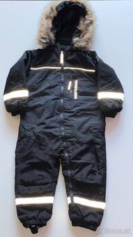 Nordbjørn čierny zimný overal/kombinéza veľkosť 92