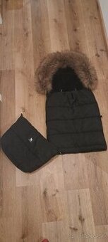 Cottonmoose fusak COMBI s kožuchom čierny