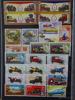 Pekná zbierka známok DOPRAVA