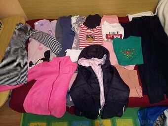 Dievčenské oblečenie veľkosť 134 - 140 - BALÍK