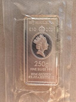 Investicne Striebro - St. Helena 250g Silver CoinBar