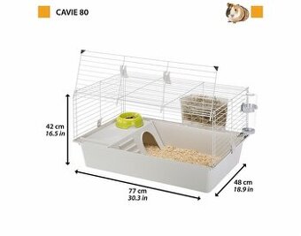 Klietka s vybavením 80