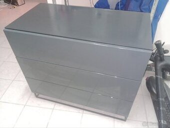 Komoda antracit 70 x 80 x 42, ikea