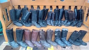 Čižmy ku kroju a vojenske cizmy