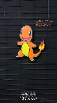 Pokémon nástenná dekorácia Charmander