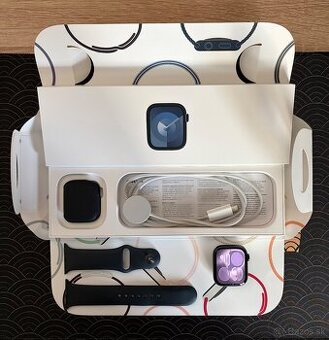 Apple Watch Series 9 41mm - Midnight (GPS) s M/L remienkom