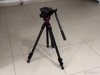 Karbonový video Statív Manfrotto 755CX3 + MVH502AH