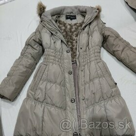 Sivo- béžová zimná bunda