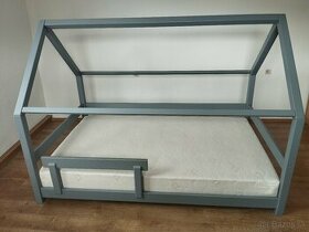 Detská posteľ domček 120x200 cm - 1