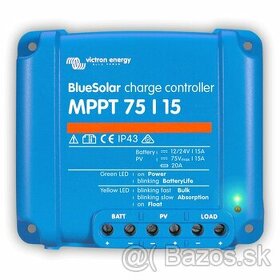 Predám MPPT regulátor Victron energy BlueSolar 100/20, 75/15