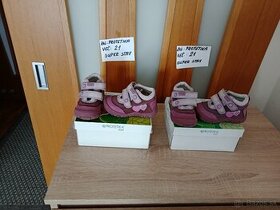 Prechodné topánky pre dvojičky dievčatká/jednotlivo
