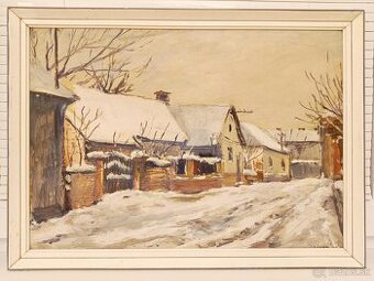 Obraz Josef D. Černý 1960, olej 47x65 - 1