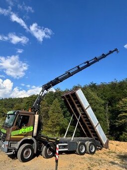 Mercedes-Benz Actros 4141 8x4 + vyklápacia korba + hydraulic