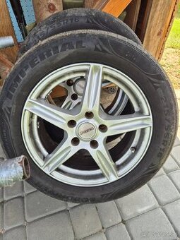Letné obutie hliníkové disky Dezent 215/55 R16 5x112