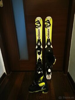 Detské lyže Salomon JR XMAX 80 cm a lyžiarky