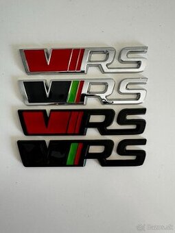 Škoda RS/VRS Znaky rôzne farby