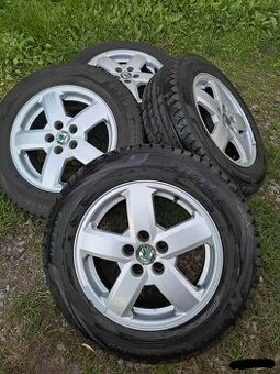 Predám Hliníkové Disky Org ŠKODA 5x100 R15 TOP STAV