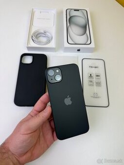 Predám vymením Iphone 15 Plus 128GB Black ako nový
