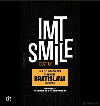 Lístky na koncert IMT SMILE