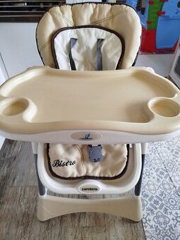 Jedálenská stolička Caretero beige bistro