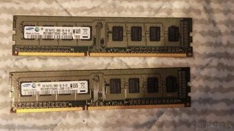Predám  Samsung 2x 2GB RAM, PC3-10600U
