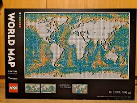 LEGO Art 31203 - The World Map - Mapa Sveta