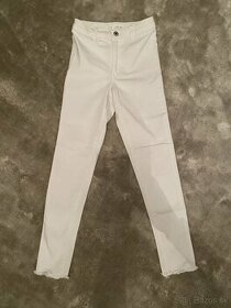 ZARA džínsy biele