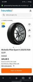 Sada gúm Michelin Pilot Sport 4 255/55 R19 111Y

