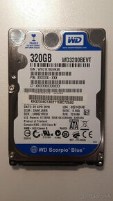 HDD - 2,5" Western Digital WD3200BEVT 320 GB - 1