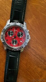 Predám vintage Swiss Certina chronograph  red .nález stav.19
