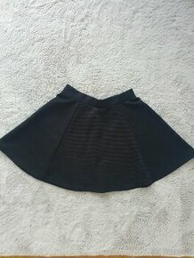 Sukňa čierna na zips