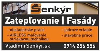 Ponúkam stavebne prace