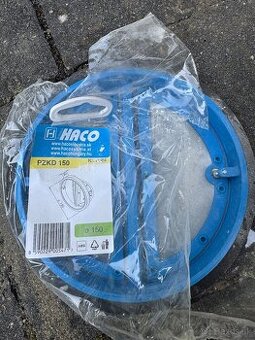 Haco Protizápachová klapka PZKD 150 + redukčný diel + spojky