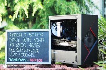 RYZEN 7 5700X | 16GB RAM | RX 6800 | SSD 500GB | HDD 1000GB