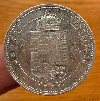 Predám 1 Forint 1881 KB - široký štít - 1